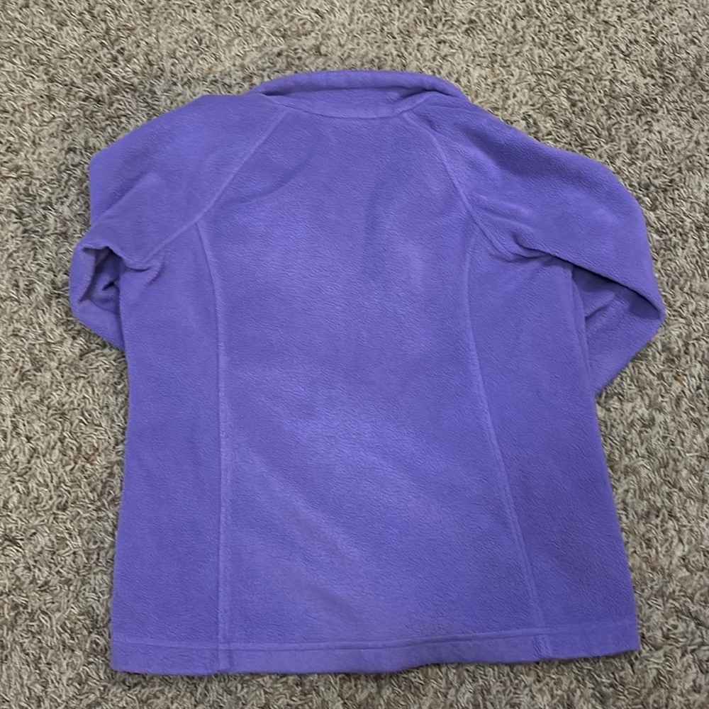 Girls Columbia purple fleece jacket. Size large. Good used condition. - Picture 5 of 5